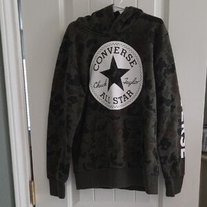 Converse Green Camo Hoodie